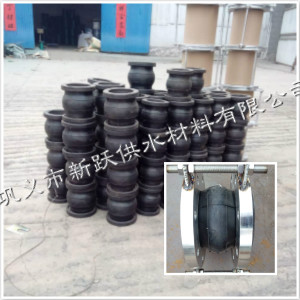 我公司橡膠接頭產(chǎn)品使用在鶴壁浚縣工程